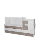 Lorelli MiniMax kombi ágy 190x72 - White String New