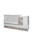 Lorelli Mini Maxi kombi ágy 190x72 - White Artwood New