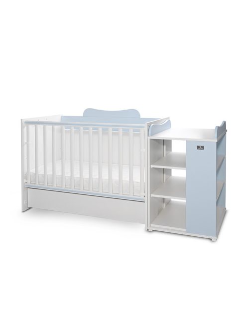 Lorelli Multi kombi ágy 190x72 - White Baby Blue