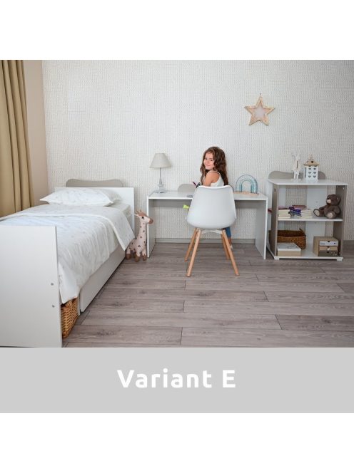 Lorelli Multi kombi ágy 190x72 - White Orchid Pink