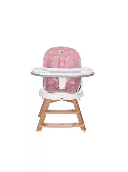 Lorelli Napoli forgatható etetőszék - Pink bears