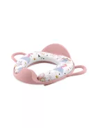 Lorelli párnázott WC szűkítő háttámlával - Pink Princess