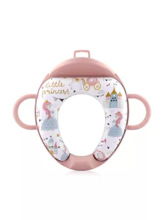   Lorelli párnázott WC szűkítő háttámlával - Pink Princess