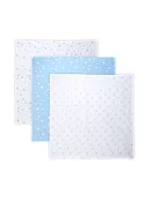 Lorelli Muszlin takaró 80x80 cm - Trio Aquatic Mix