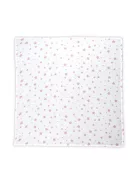 Lorelli Muszlin takaró 80x80 cm - White With Rose St