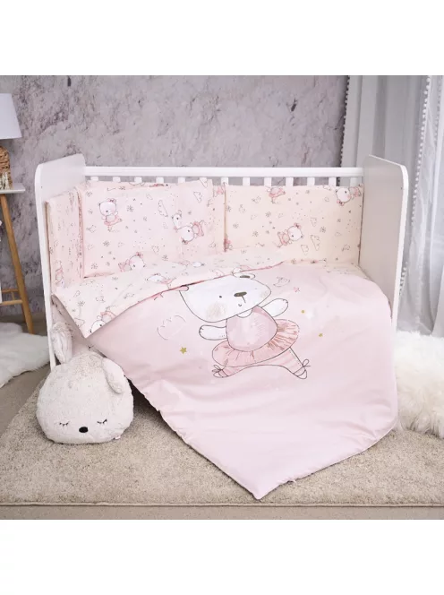Lorelli Smile ágynemű garnitúra 60x120 - Ballerina Bear