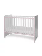 Lorelli Sweet Dream kiságy 60x120 - White Orchid Orchid Pink