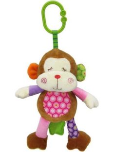 Lorelli Toys plüss zenélőjáték - Majom