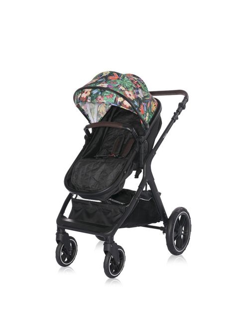 Lorelli Viola babakocsi mózessé alakítható sportrésszel- Tropical Flowers