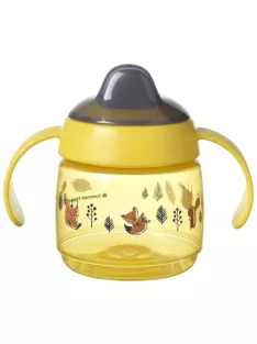   Tommee Tippee Superstar weaning sippee csőrös pohár sárga 190ml