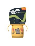 Tommee Tippee Superstar training straw szívószálas pohár sárga 300ml