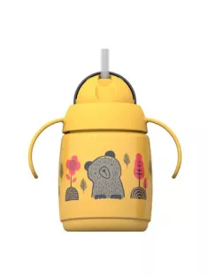   Tommee Tippee Superstar training straw szívószálas pohár sárga 300ml