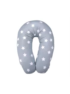 Lorelli szoptatós párna - Stars Blue Grey Mist