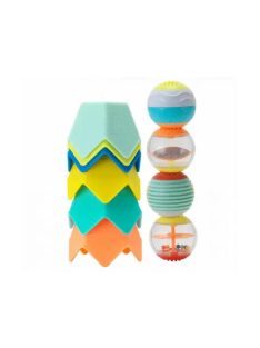 Infantino tapintás fejlesztő poharak és labdák