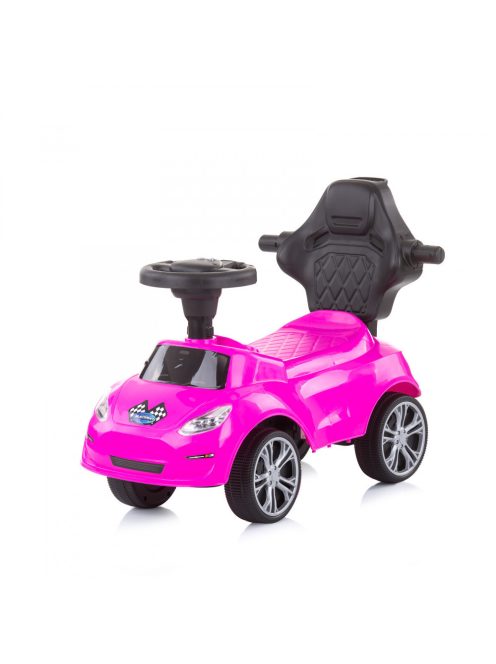 Chipolino Turbo bébitaxi tolókarral - pink