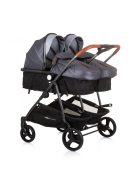 Chipolino Duo Smart iker babakocsi - Silver Gray