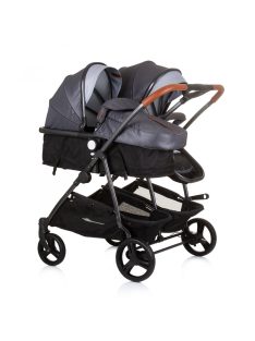 Chipolino Duo Smart iker babakocsi - Silver Gray