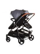 Chipolino Duo Smart iker babakocsi - Silver Gray