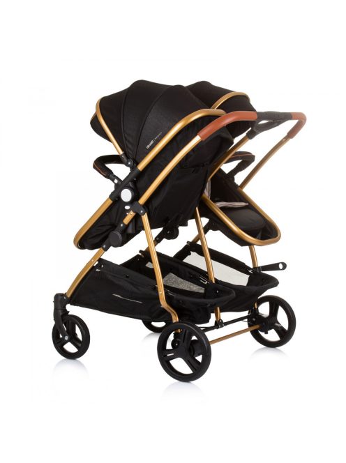Chipolino Duo Smart iker babakocsi - Obsidian Gold