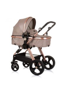   Chipolino Havana babakocsi mózessé alakítható sportrésszel - Golden Beige