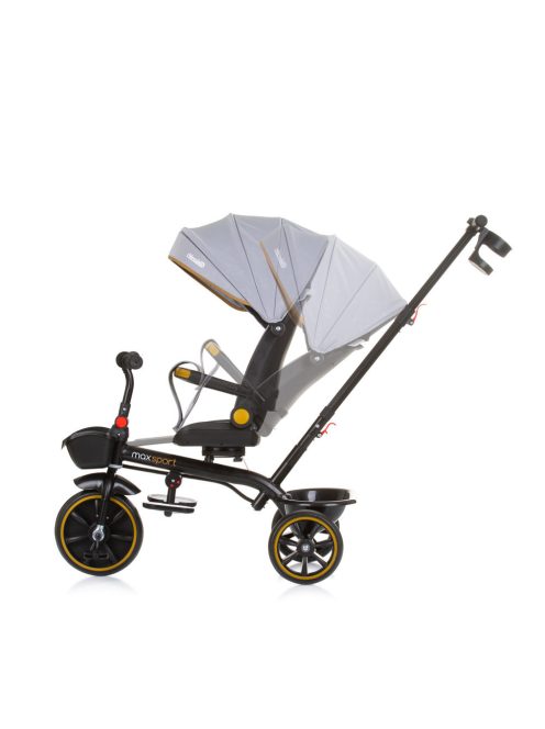 Chipolino Max Sport tricikli kupolával - Ash Grey