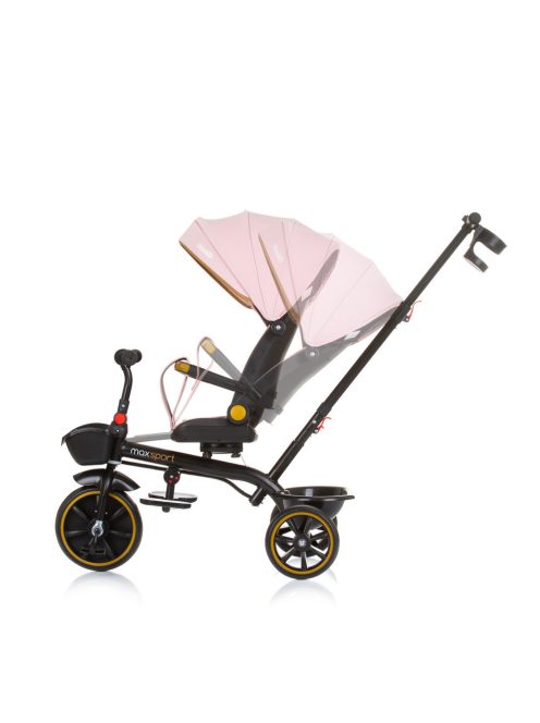 Chipolino Max Sport tricikli kupolával - Flamingo