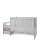 Lorelli Maxi Plus kombi ágy 70x160 - Trio White/Ligh Oak