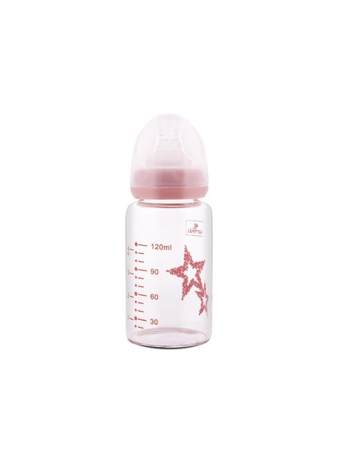 Baby Care Üveg anti-colic cumisüveg 120ml - Blush Pink