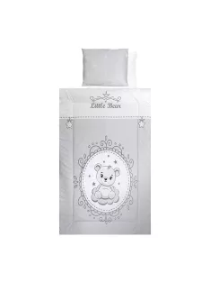 Lorelli 4 részes ágynemű garnitúra - Little Bear Grey