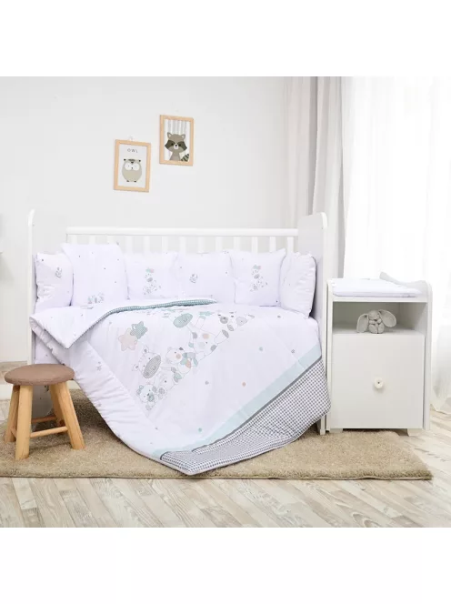 Lorelli ágynemű garnitúra Trend kombi ágyhoz - Giraffe