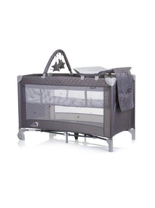 Chipolino Luna multifunkciós utazóágy - Ash Grey