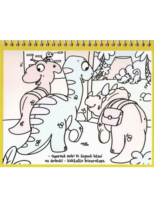 Napraforgó Varázsolj színeket! - Dinoszauruszok