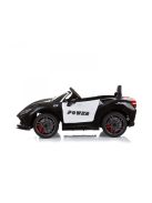 Chipolino POLICE elektromos autó - fekete