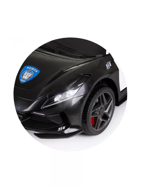 Chipolino POLICE elektromos autó - fekete