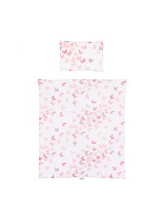 Chipolino ágynemű babaöbölhöz - white butterflies