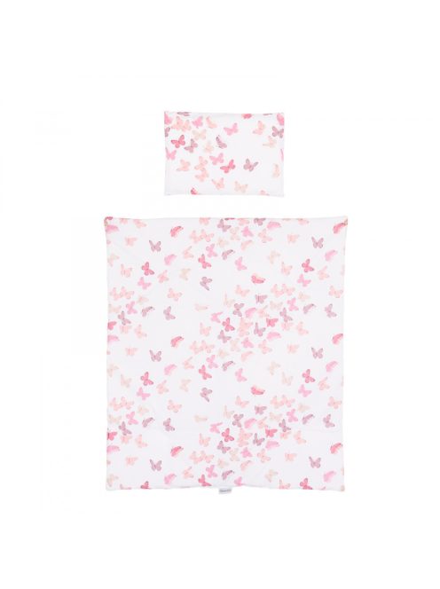 Chipolino ágynemű babaöbölhöz - white butterflies