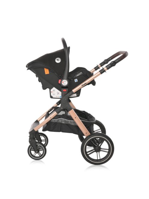 Lorelli Viola babakocsi mózessé alakítható sportrésszel + adapter - Pearl Beige