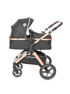   Lorelli Viola babakocsi mózessé alakítható sportrésszel + adapter - Black Diamonds