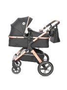 Lorelli Viola babakocsi mózessé alakítható sportrésszel + adapter - Black Diamonds