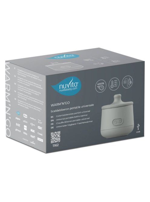 Nuvita hordozható elektromos cumisüveg melegítő - 1162
