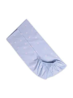 Lorelli gumis lepedő 60x120 + 15cm - Train Blue