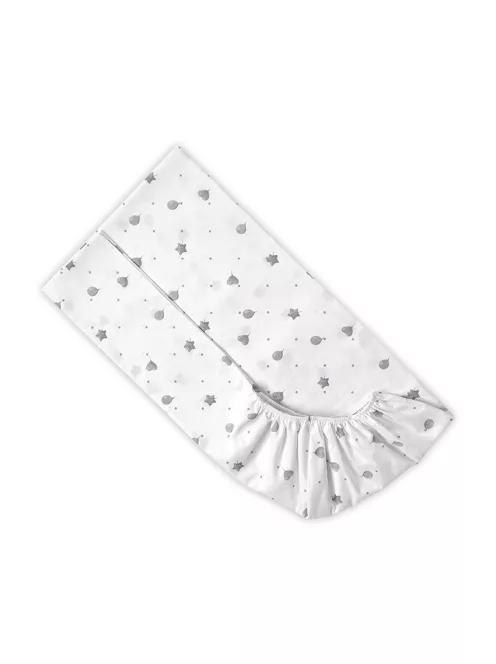 Lorelli gumis lepedő 60x120 + 15cm - Train Grey