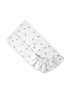 Lorelli gumis lepedő 60x120 + 15cm - Train Grey