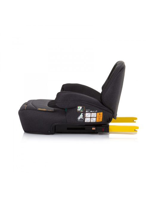 Chipolino Safy autós ülésmagasító 125-150 cm Isofix - Obsidian