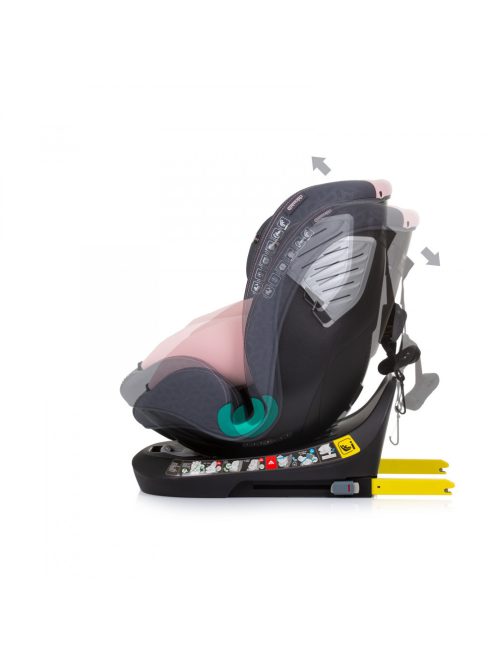 Chipolino Supreme autósülés Isofix 40-150cm - Flamingo