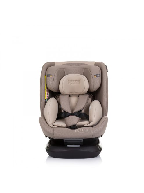 Chipolino Supreme autósülés Isofix 40-150cm - Macadamia