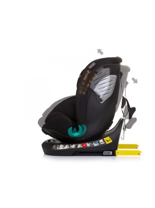 Chipolino Supreme autósülés Isofix 40-150cm - Obsidian