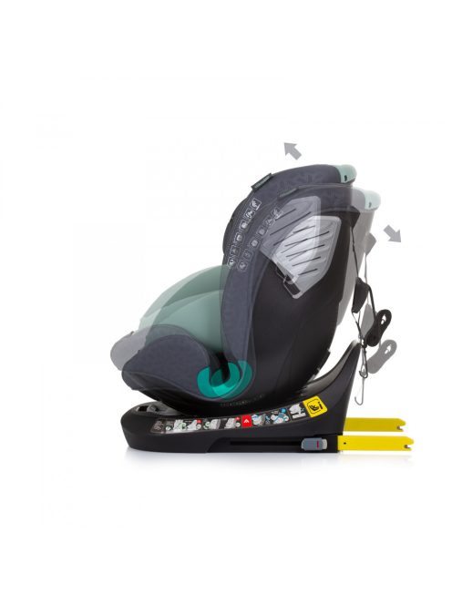 Chipolino Supreme autósülés Isofix 40-150cm - Pastel Green