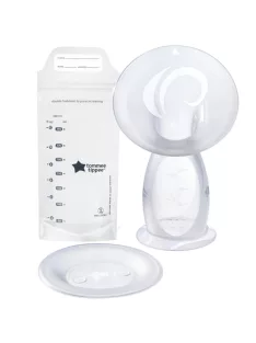   Tommee Tippee Made for Me szilikon kézi mellszívó és anyatejgyűjtő