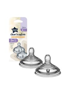   Tommee Tippee Closer to Nature cumisüveg cumi lassú folyású 2 db